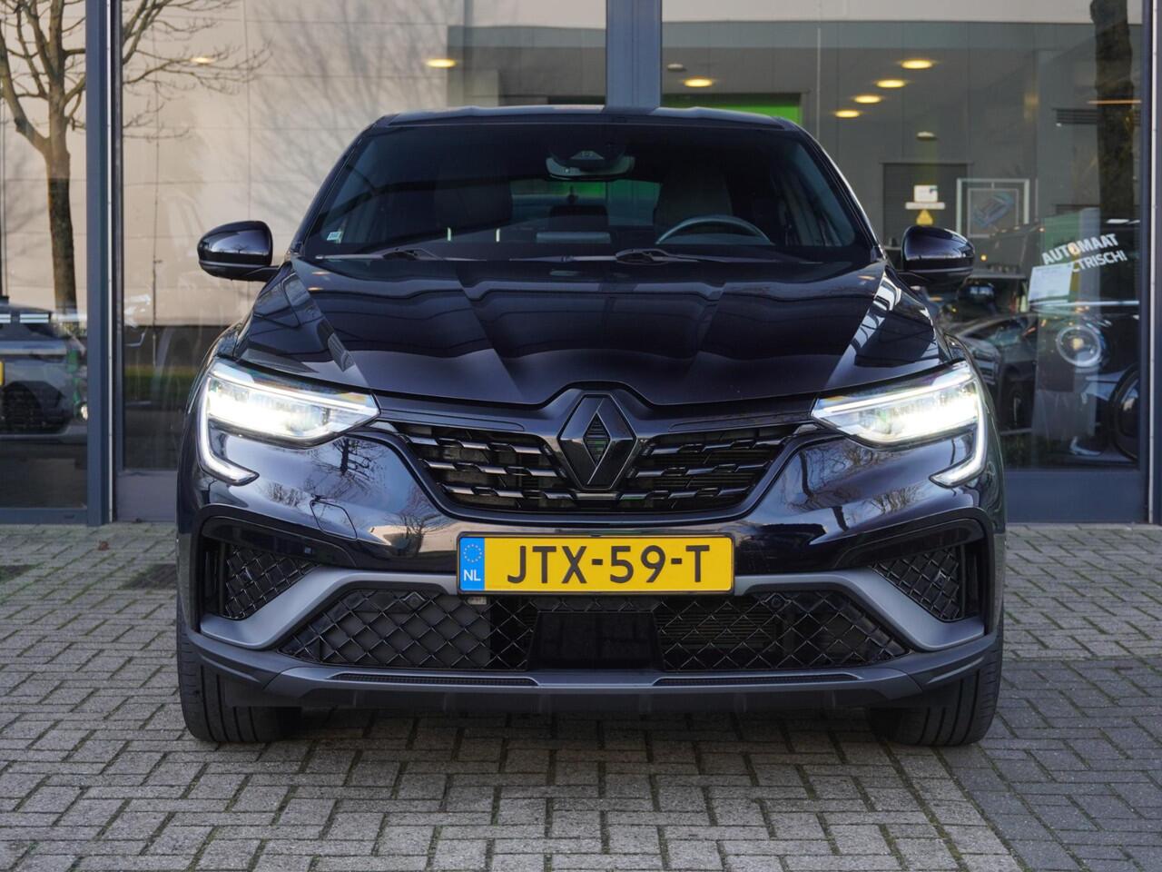 Renault Arkana 1.6 E-Tech hybrid 145 E-Tech engineered AUTOMAAT / DEALER ONDERHOUDEN / 9,3'' NAVI / LEDER / CAMERA / BLINDSPOT / PDC 360 / PRIV GLASS / ADAPT. CRUISE / STOELV. / STUURV. / CLIMATE / APPLE CARPLAY / ANDROID AUTO / 18'' LMV