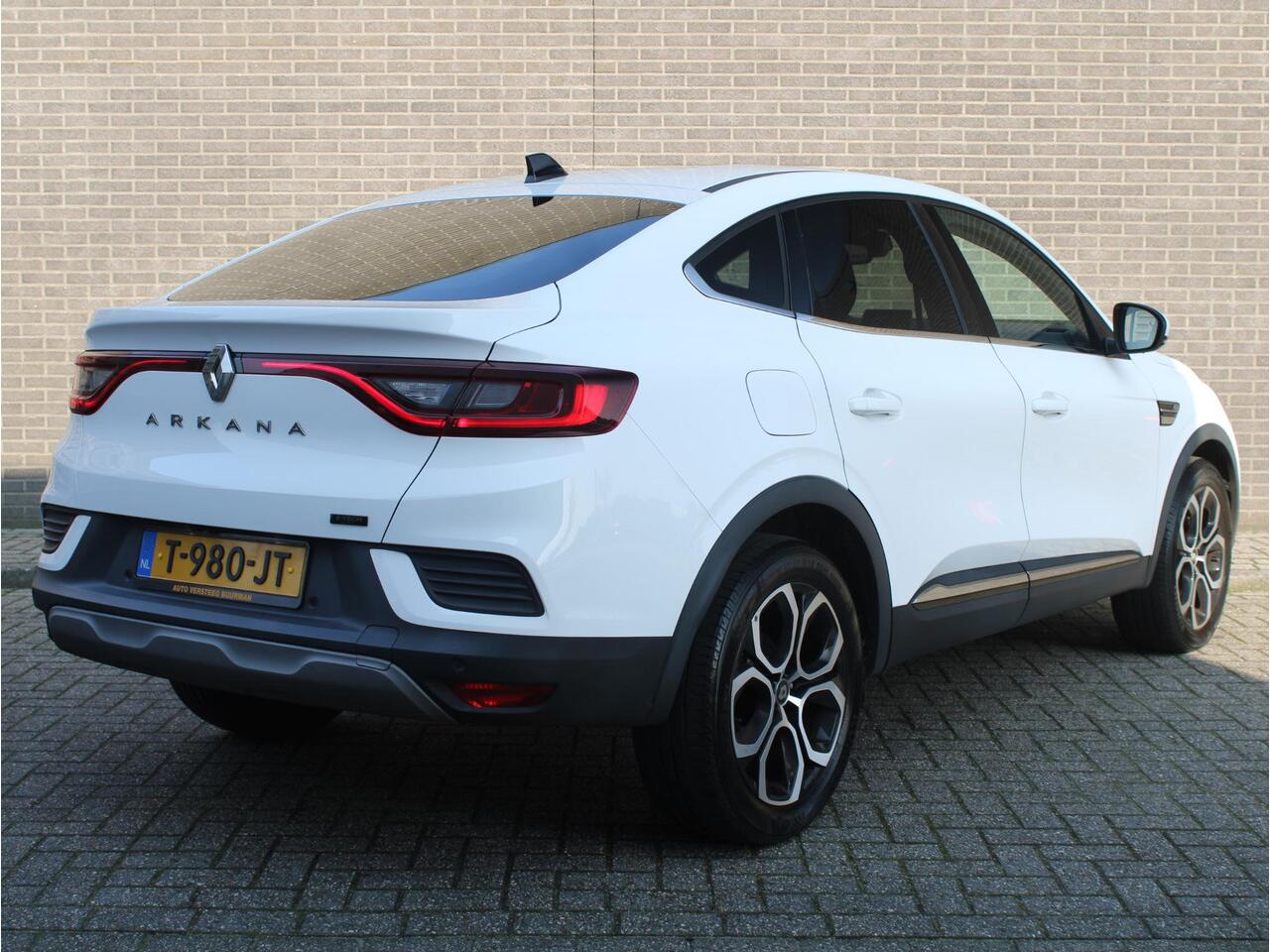 Renault Arkana 1.6 E-Tech hybrid 145 techno Automaat, Navigatie, Applecarpl./Andr. Auto, Achteruitrijcamera, elektr. Stoelen, Dodehoek detectie, Stoelverw.