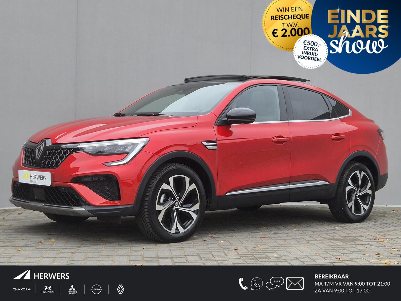 Renault Arkana 1.3 TCe Hybrid 140 techno Automaat / Apple Carplay Android Auto / Glazen schuif- en kanteldak / Achteruitrijcamera / Navigatie / Keyless Entry/Start / Cruise control / Draadloze telefoon lader /