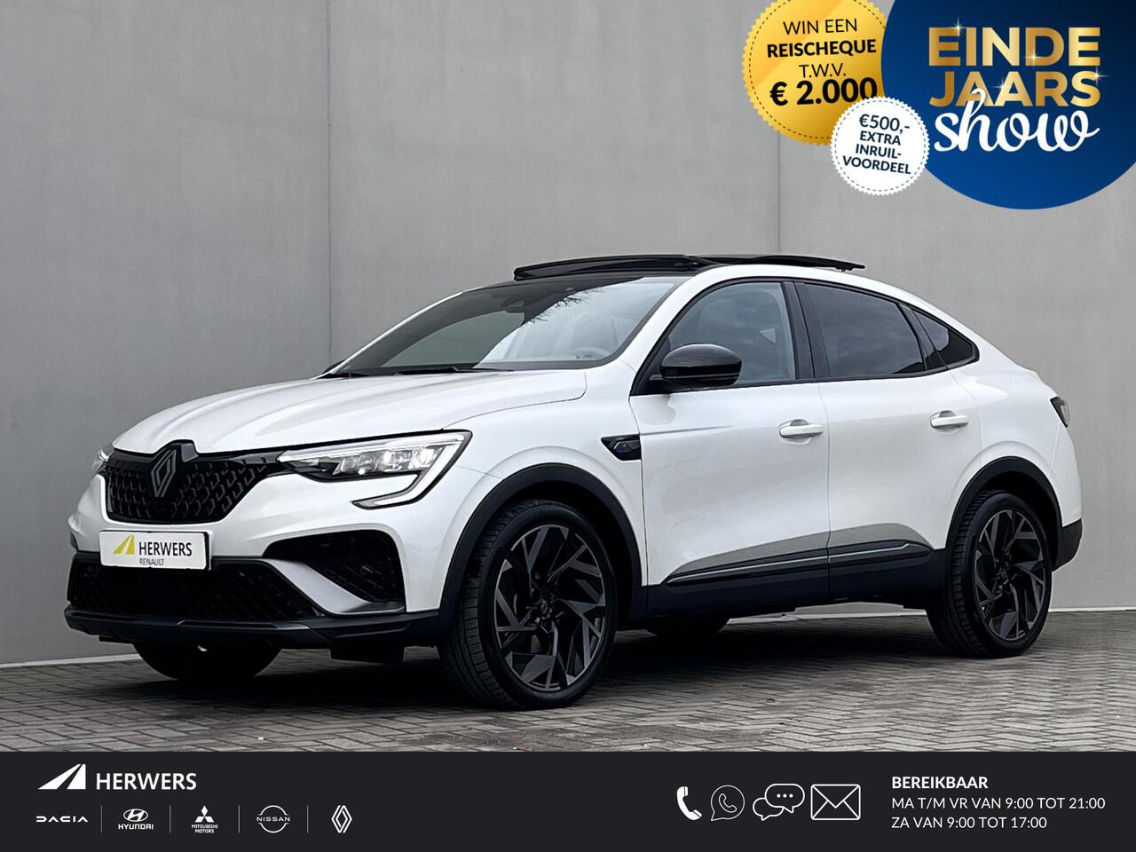 Renault Arkana 1.6 E-Tech full hybrid 145 esprit Alpine / Fabrieksgarantie tot 04-2026* / Dealer onderhouden / Elektrische stoelen / Elektrisch glazen schuifdak / Stuur- en stoelverwarming / Camera / 19" LM wielen /