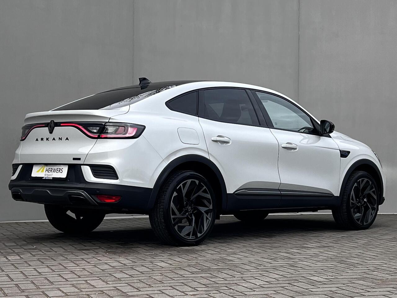 Renault Arkana 1.6 E-Tech full hybrid 145 esprit Alpine / Fabrieksgarantie tot 04-2026* / Dealer onderhouden / Elektrische stoelen / Elektrisch glazen schuifdak / Stuur- en stoelverwarming / Camera / 19" LM wielen /