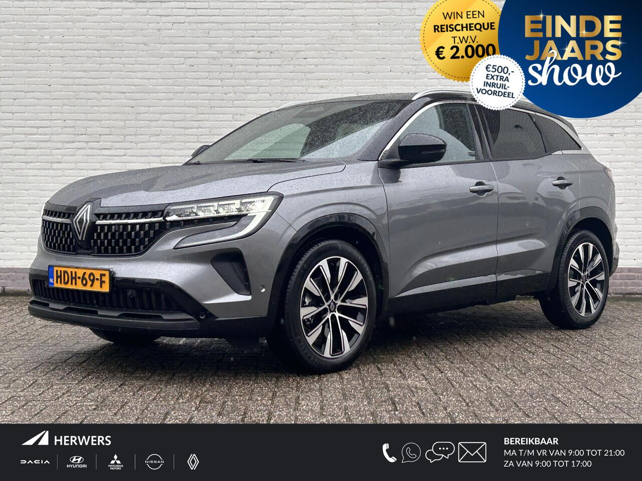 Renault Austral 1.3 Mild Hybrid 160 X-tronic Techno / DEMO / Trekhaak afn. / trekgewicht 1.800 kg / Pack Look / Pack Solid / Pack around view camera / Pack Safety / Panorama dak / Adaptieve Cruise / Massage stoel / elektrische stoel met geheugen / verwarmde voorruit / ve