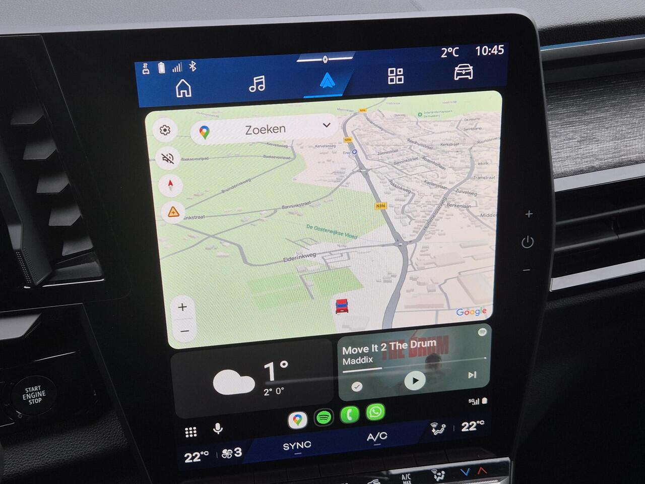 Renault Austral full hybrid 200 techno Automaat Panoramadak / Fabrieksgarantie tot 04-2028 / Trekgewicht 1500 kg / Pack Look / Rondomzicht camera / Apple Carplay Android Auto / Adaptief cruise control / Keyless Entry/Start / Draadloze telefoon lader /