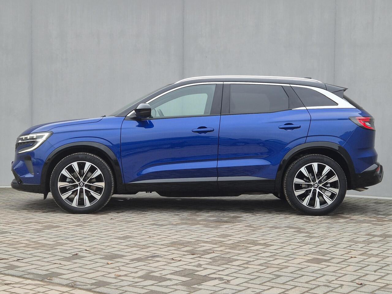 Renault Austral E-Tech full hybrid 200 techno Automaat / Fabrieksgarantie tot 04-2028 / Panoramadak / Trekgewicht 1500 kg / Pack Look / Rondomzicht camera / Apple Carplay Android Auto / Adaptief cruise control / Keyless Entry/Start / Draadloze telefoon lader /