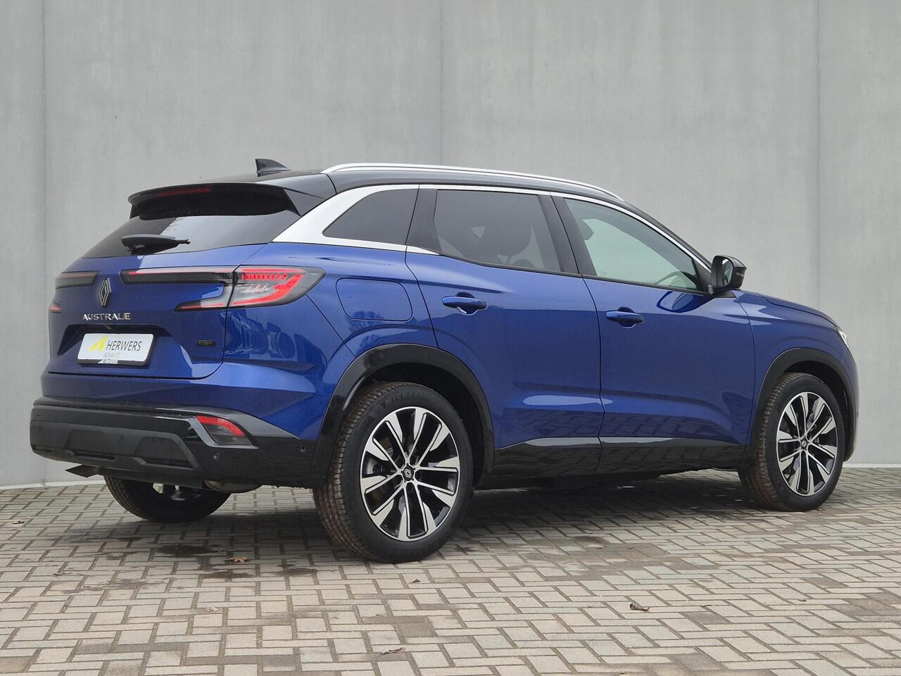 Renault Austral E-Tech full hybrid 200 techno Automaat / Fabrieksgarantie tot 04-2028 / Panoramadak / Trekgewicht 1500 kg / Pack Look / Rondomzicht camera / Apple Carplay Android Auto / Adaptief cruise control / Keyless Entry/Start / Draadloze telefoon lader /