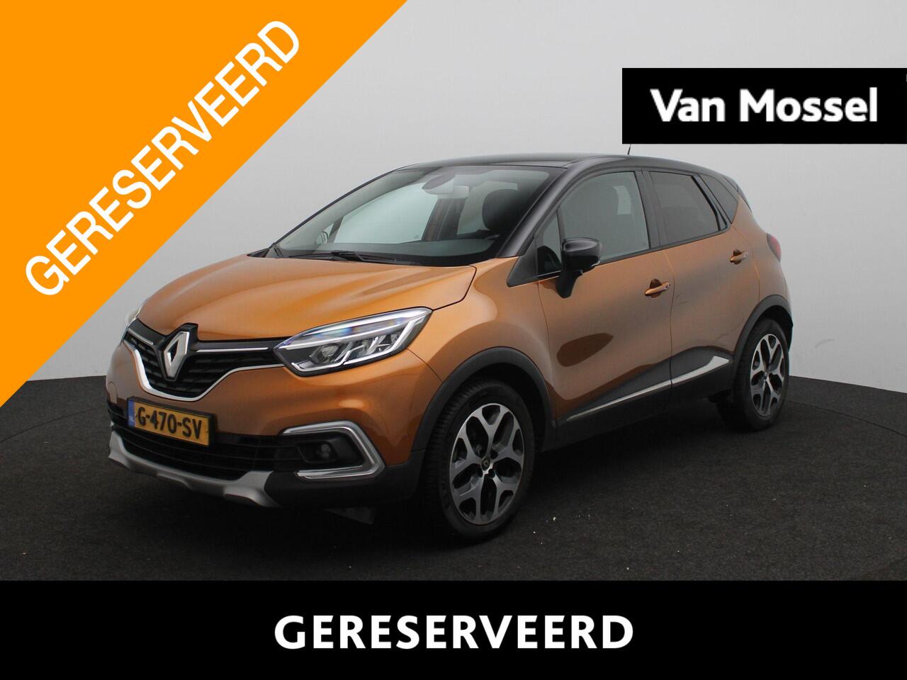 Renault CAPTUR TCe 130 Intens | Trekhaak | R-link navigatie | Two-tone metaalkleur | Climate Control | Parkeersensoren rondom met achteruitrijcamera | Lichtmetalen velgen |