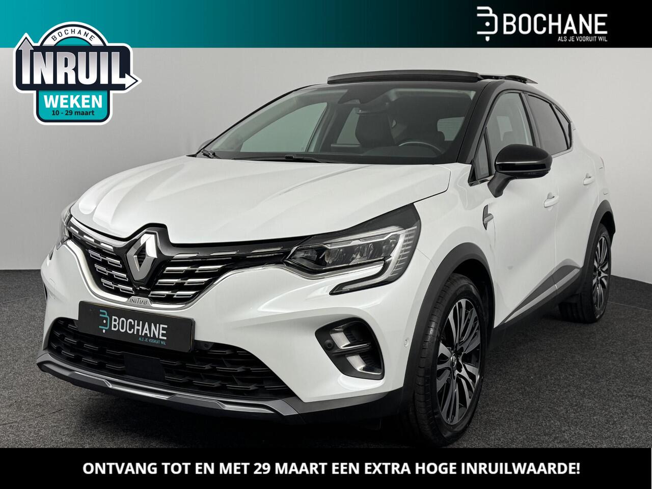 Renault CAPTUR 1.6 E-Tech Plug-in Hybrid 160 Initiale Paris / Schuif-/kanteldak / Lederen Bekleding / Parkeercamera