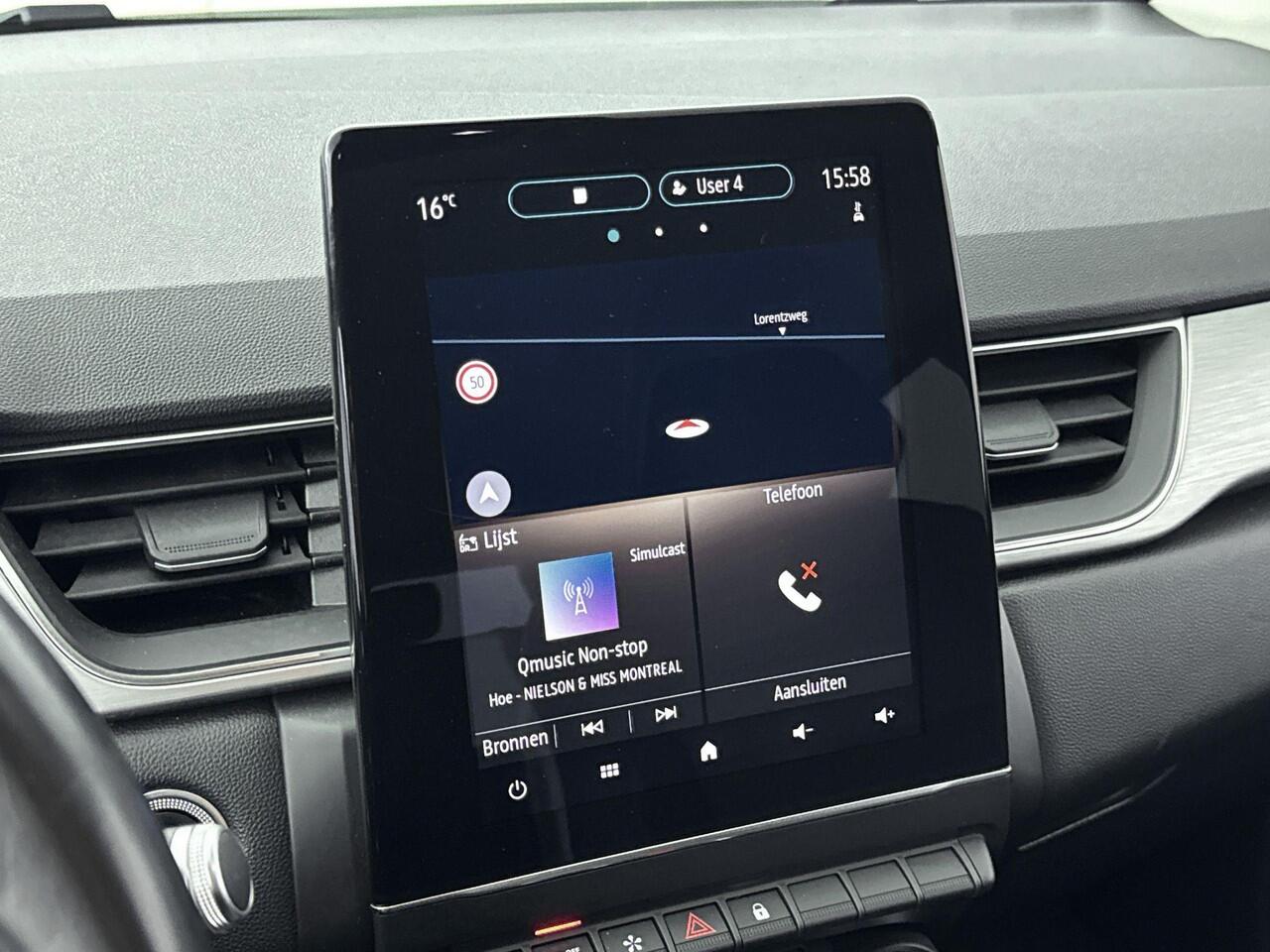 Renault CAPTUR 1.3 TCe Edition One 130PK | Automaat | Navigatie 9,3'' | Adaptieve Cruise Control | Half-Lederen Bekleding | Achteruitrijcamera | Apple CarPlay & Android Auto