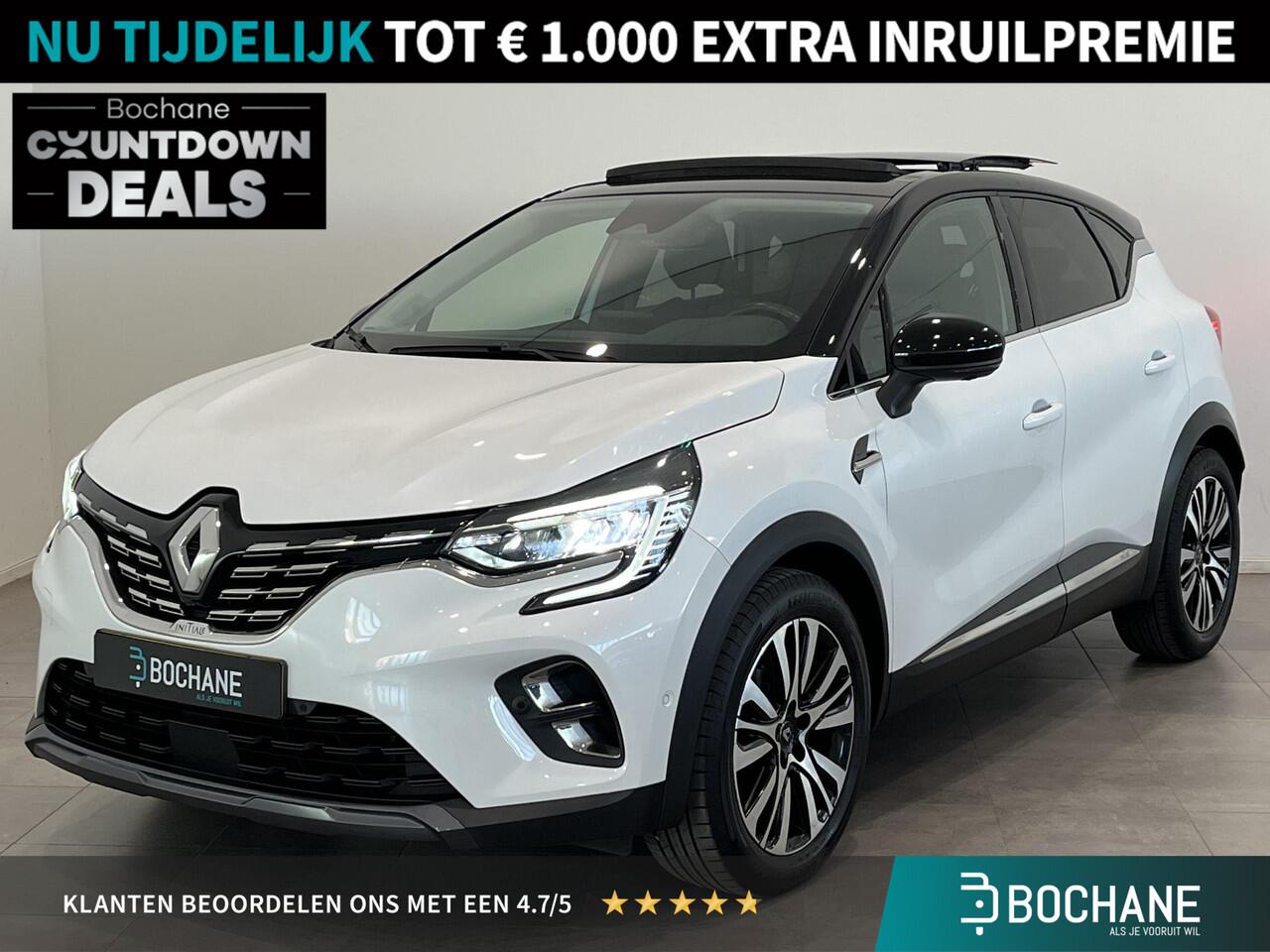 Renault CAPTUR 1.3 TCe 155 EDC Initiale Paris | Trekhaak | Panoramadak | Leder | Navigatie 9,3" | Climate Control | Cruise Control | Lichtmetalen velgen 18" | Apple Carplay/Android Auto