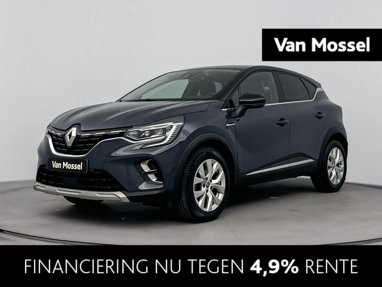 Renault CAPTUR 1.0 TCe 100Pk Intens | Navigatie via Apple Carplay/Android Auto | Climate Control | Cruise Control | Parkeersensoren | Keyless Entry & Start | Armsteun | Bluetooth | Lichtmetalen Velgen |