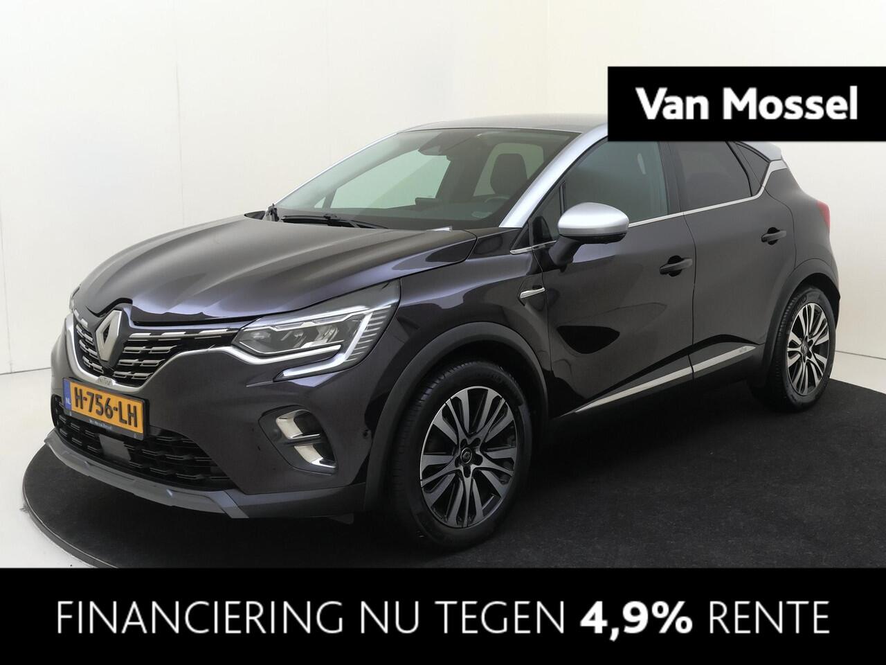Renault CAPTUR 1.3 TCe 130PK Initiale Paris | Trekhaak | Lederen Bekleding | Stoel- & Stuurwielverwarming | BOSE Premium Sound | 360-graden Camera | Adaptieve Cruise Control incl. Stuurhulp | 9,3" Full-Map Navigatie | Apple Carplay & Android Auto