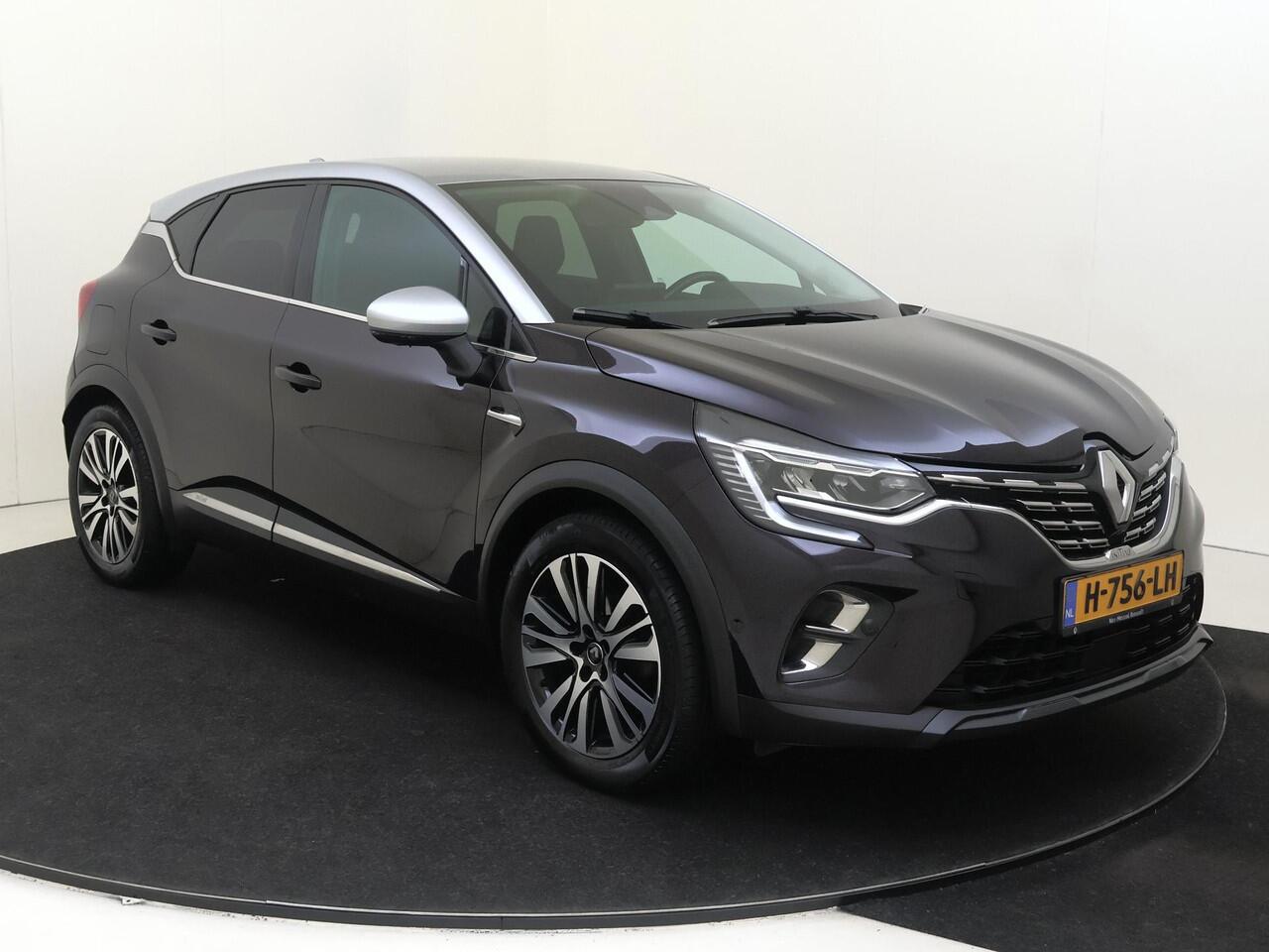 Renault CAPTUR 1.3 TCe 130PK Initiale Paris | Trekhaak | Lederen Bekleding | Stoel- & Stuurwielverwarming | BOSE Premium Sound | 360-graden Camera | Adaptieve Cruise Control incl. Stuurhulp | 9,3" Full-Map Navigatie | Apple Carplay & Android Auto
