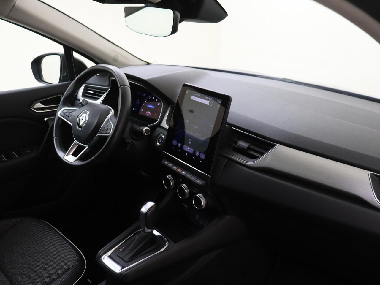 Renault CAPTUR 1.3 TCe 130 Initiale Paris Apple Carplay/Android Auto | Cruise control adaptief | Electronic climate control |LED koplampen | lichtmetalen velgen 18"| luxe lederen bekleding | navigatiesysteem full map | voorstoelen verwarmd