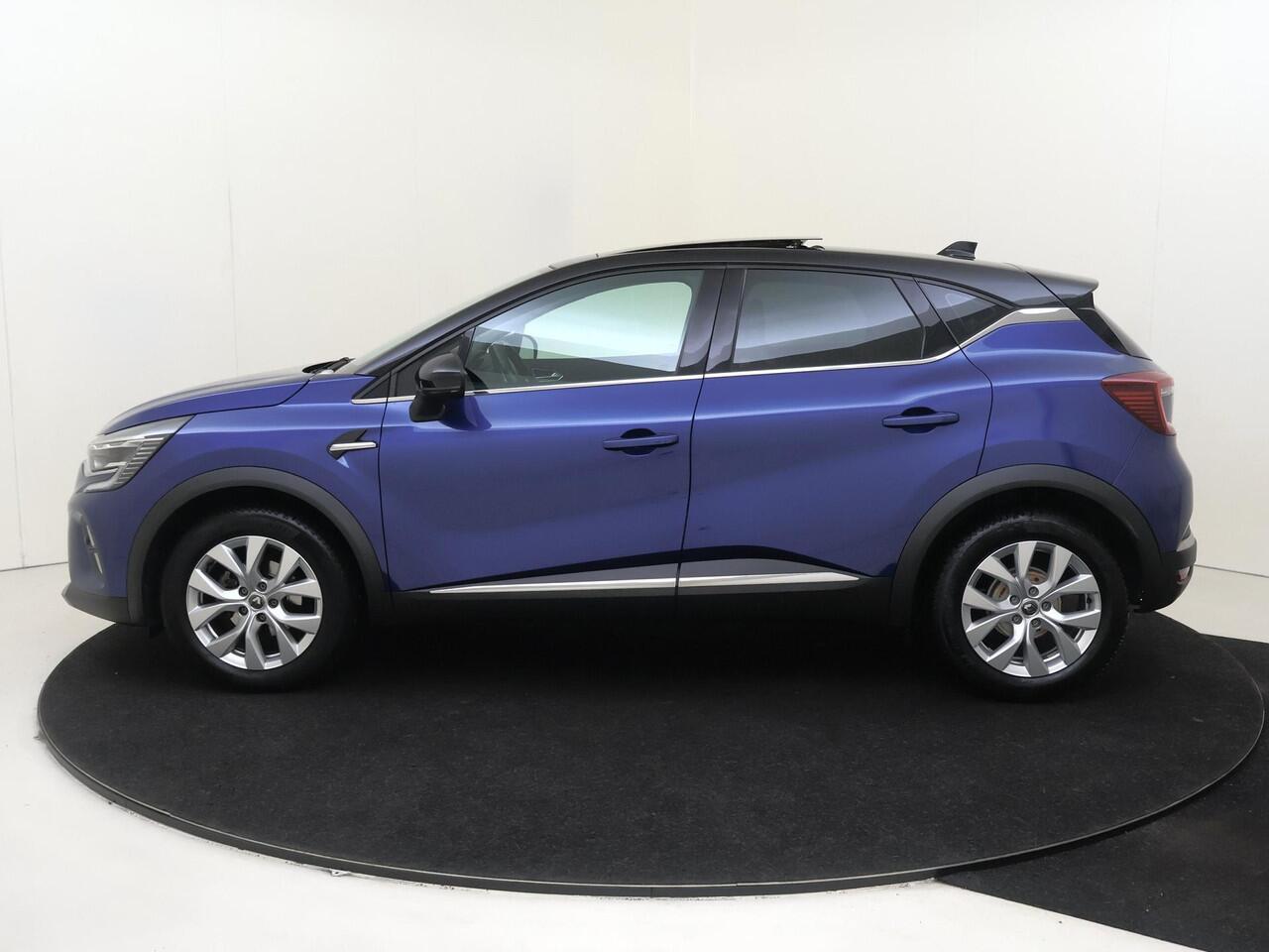 Renault CAPTUR 1.3 TCe 130 Initiale Paris Apple Carplay/Android Auto | Cruise control adaptief | Electronic climate control |LED koplampen | lichtmetalen velgen 18"| luxe lederen bekleding | navigatiesysteem full map | voorstoelen verwarmd