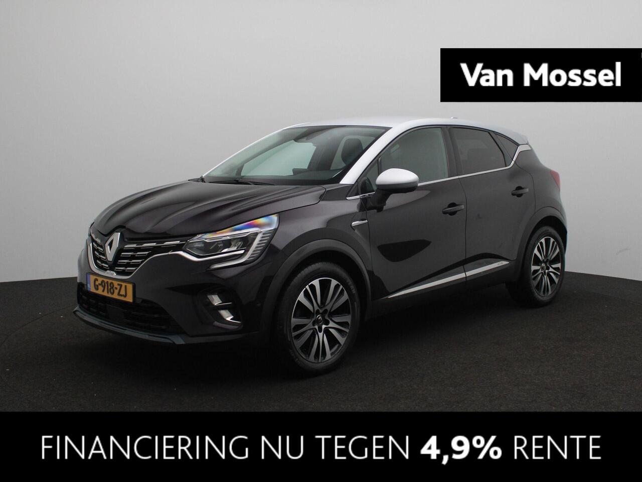 Renault CAPTUR TCe 130 EDC Automaat Initiale Paris | EASY LINK Navigatiesysteem incl Bose® met 9,3" touchscreen + Apple CarPlay & Android Auto | Bekleding rundleder 'Initiale Paris Noir' | Lichtmetalen wielen 18" 'Initiale Paris' |