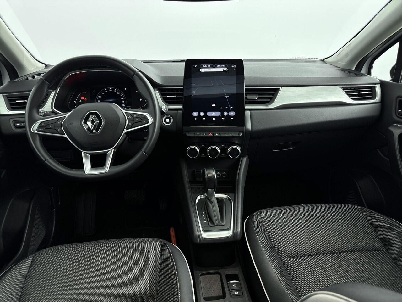 Renault CAPTUR 1.3 TCe 140Pk Intens | Navigatie | All Season Banden | Cruise & Climate Control | Panorama Schuif/Kantel Dak | Achteruitrij Camera & Parkeersensoren | Half Lederen Bekleding | Apple & Android Carplay