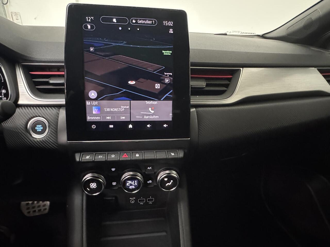 Renault CAPTUR 1.6 E-Tech Plug-in Hybrid 160 R.S. Line | Navigatie | Cruise control adaptief | Stoel + stuurverwarming | Achteruitrijcamera |