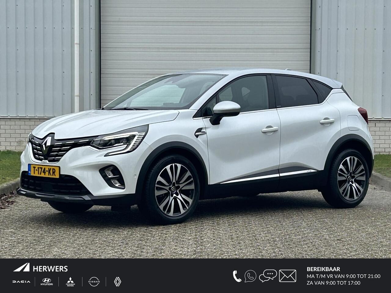 Renault CAPTUR 1.6 E-Tech Plug-in Hybrid 160 Initiale Paris / Lederen Bekleding / Achteruitrijcamera / Stoel & Stuurverwarming / Trekhaak / Apple Carplay & Android Auto / Cruise Control / Climate Control / Parkeersensoren /