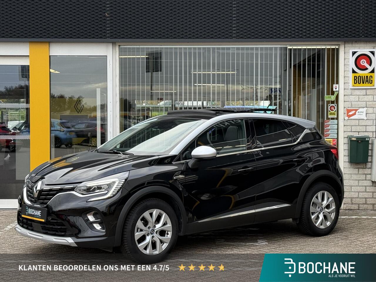 Renault CAPTUR TCe 140 EDC Intens | Trekhaak | Glazen schuif-kantel dak | Stoel & stuur verwarming | Navi groot | DAB | Achteruitrijcamera | Climate Control | Key-less |