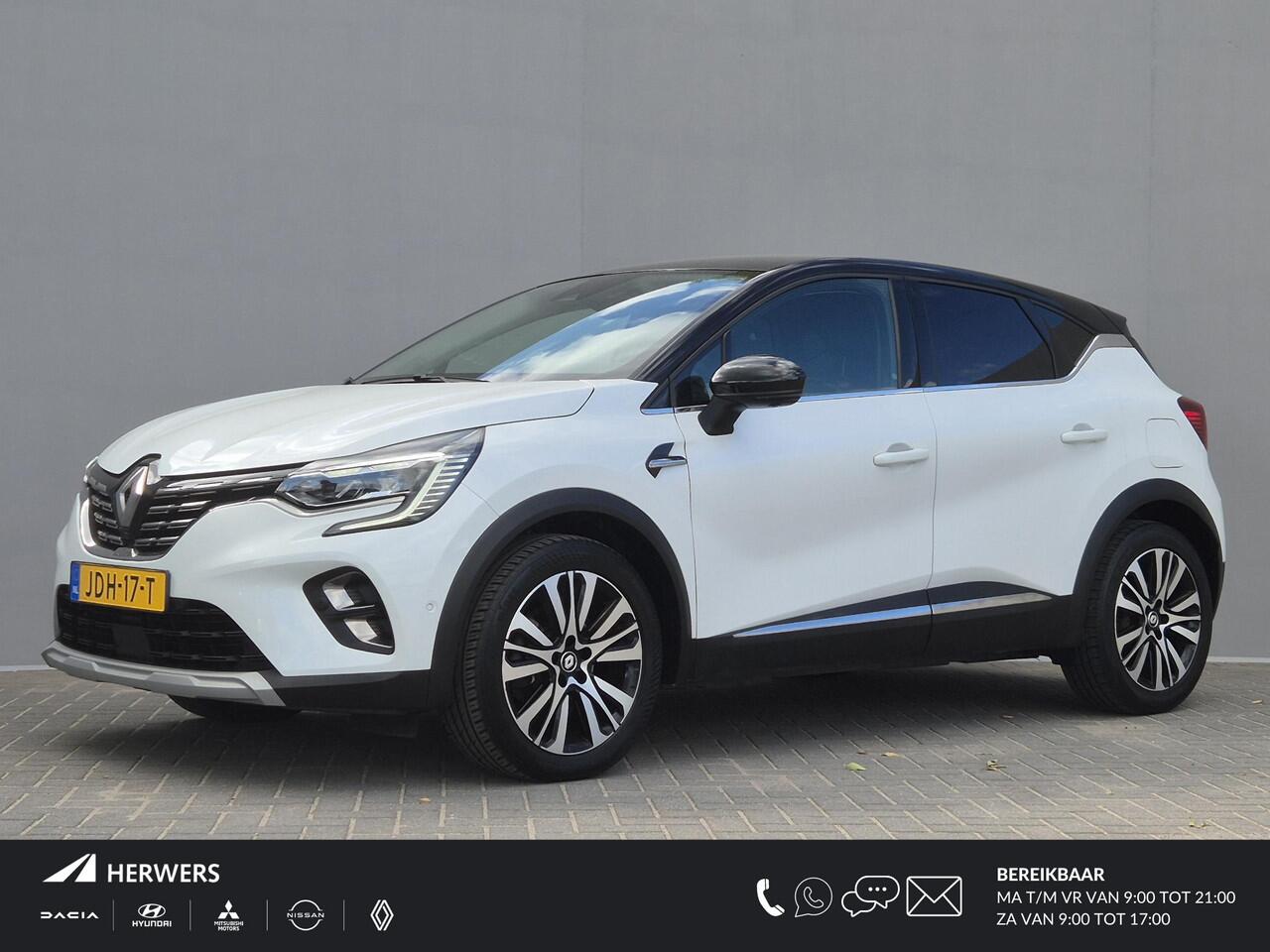 Renault CAPTUR 1.6 E-Tech Plug-in Hybrid 160 Initiale Paris / Automaat / Apple Carplay Android Auto / Rondomzicht camera / Stuur-, en Stoelverwarming / Keyless Entry/Start / Navigatie /