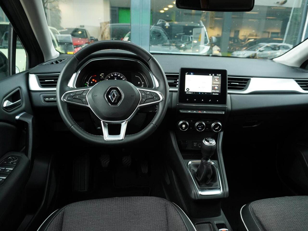 Renault CAPTUR TCe 90 Intens / DEALER OND. / 1E EIGENAAR / NAVI / PDC V+A / KEYLESS / CAMERA / LANE ASS. / CRUISE / CLIMATE / DAB / APPLE CARPLAY / ANDROID AUTO / BLUETOOTH / 17 '' LMV