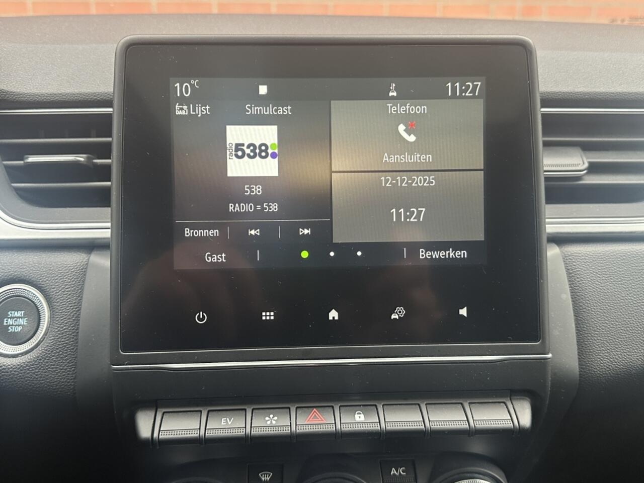 Renault CAPTUR 1.6 E-Tech Hybride 145 Intens Panorama Schuifdak Half Leder