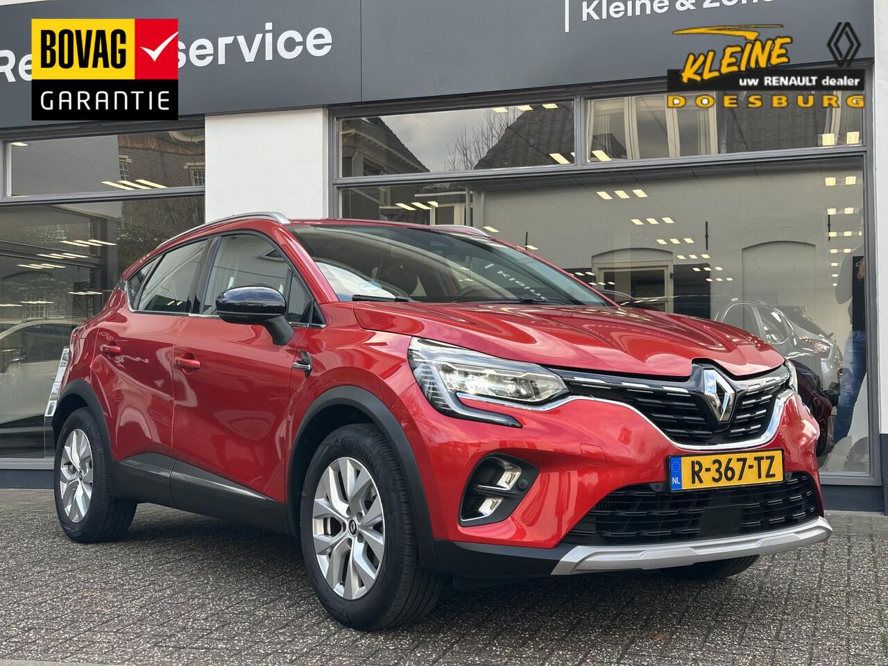 Renault CAPTUR TCe 90 Intens | Easylink navigatie | Dealeronderhouden | Camera achter | Parkeersensoren voor en achter | Premium kleur rouge flamme | Android auto & Apple carplay |