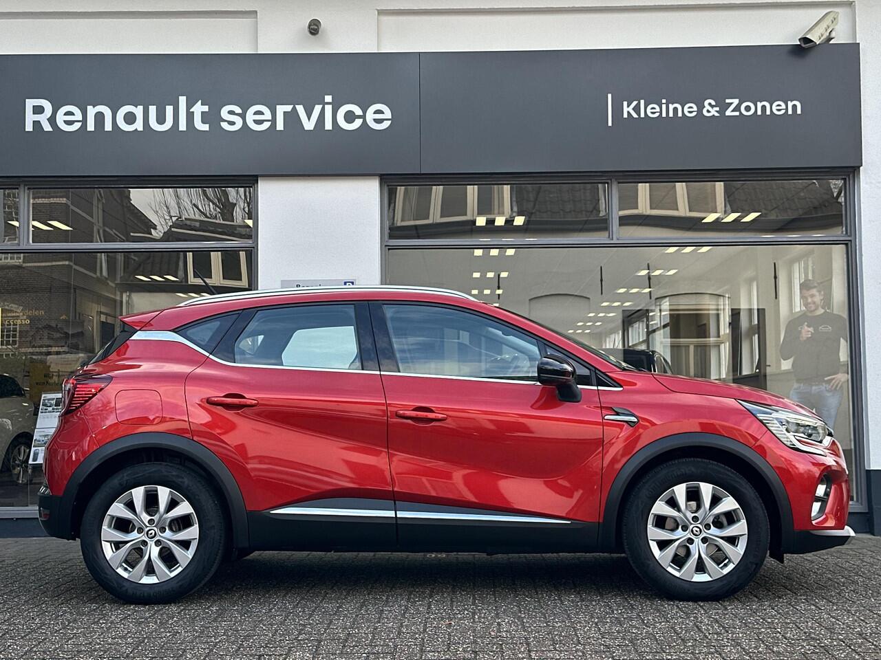 Renault CAPTUR TCe 90 Intens | Easylink navigatie | Dealeronderhouden | Camera achter | Parkeersensoren voor en achter | Premium kleur rouge flamme | Android auto & Apple carplay |