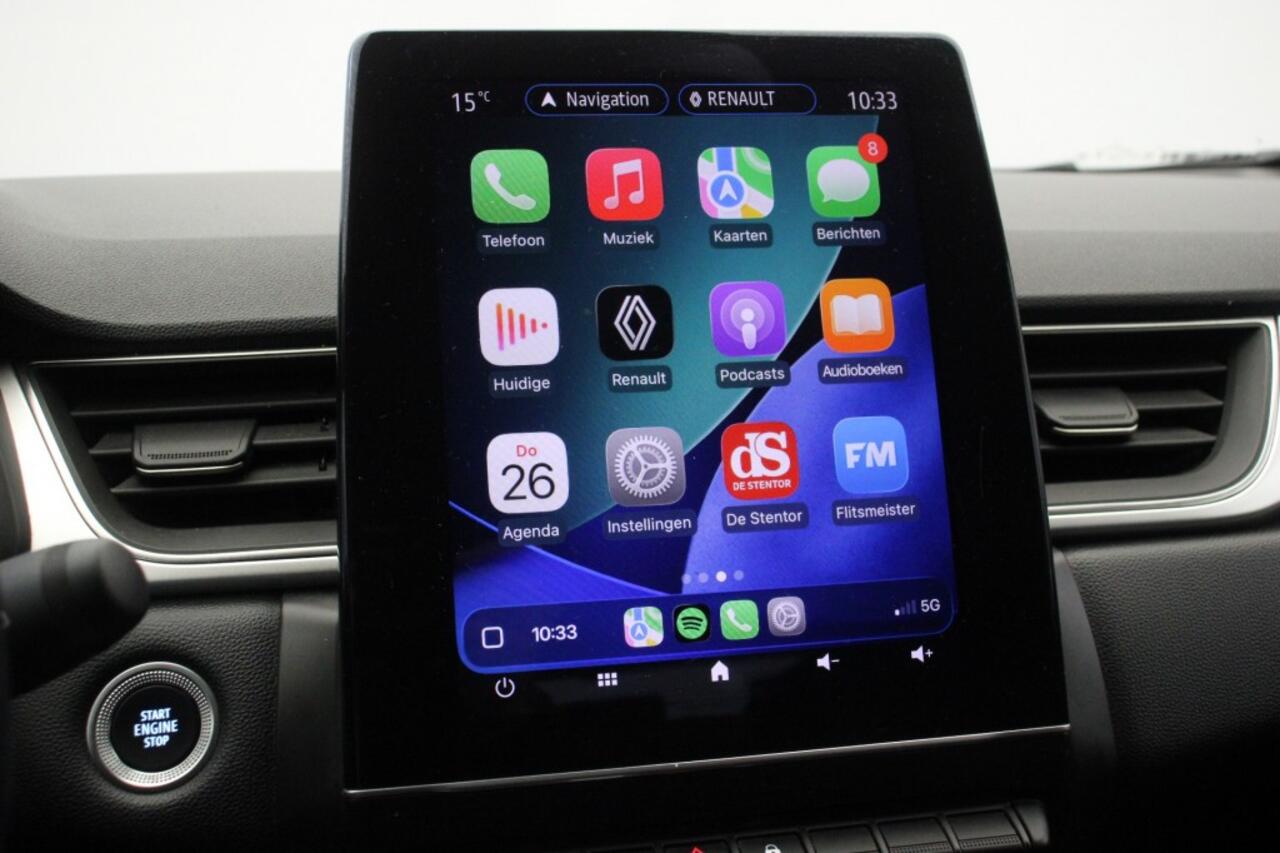 Renault CAPTUR 1.6 E-Tech full hybrid 145 techno - Digitaal Cockpit, Carplay, Cruise, Half Leer