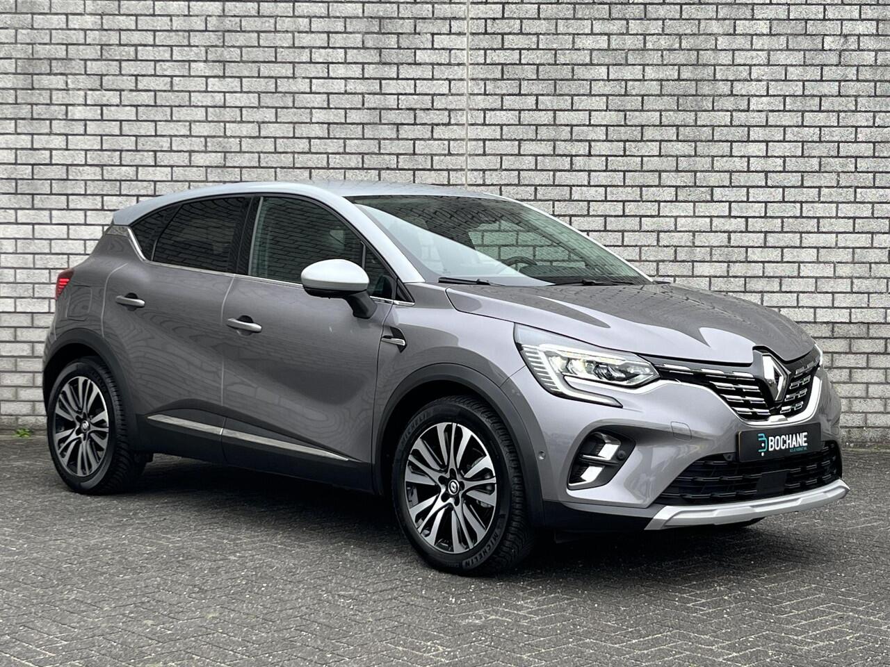 Renault CAPTUR 1.6 E-Tech full hybrid 145 Iconic | Lederen Bekleding | 360° Camera | Stoelverwarming | All-Season banden |