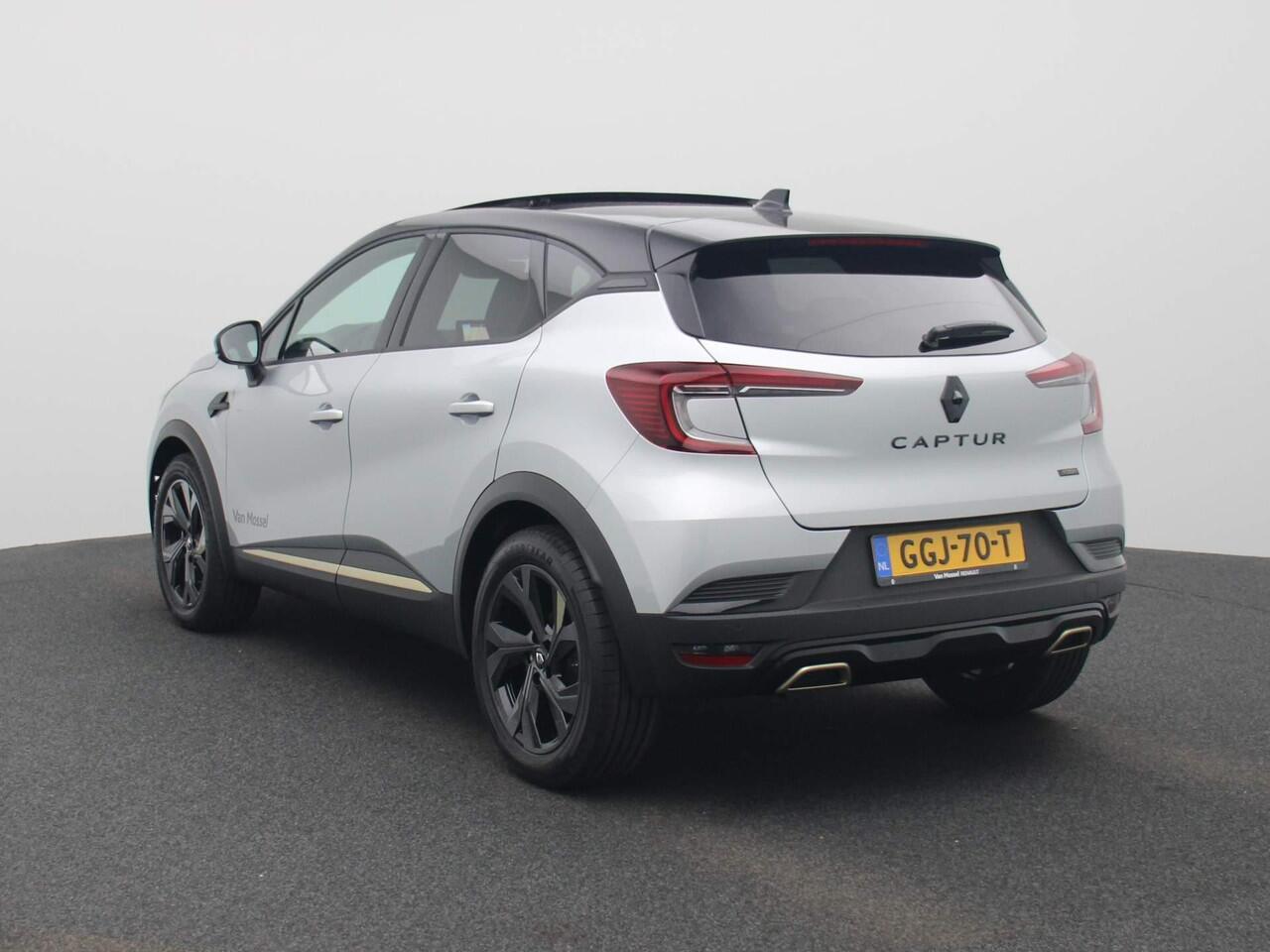 Renault CAPTUR 1.6 E-Tech Hybrid 145 E-Tech engineered | Glazen Schuif-/Kanteldak | Bose Premium Sound | Pack Advanced Driving | Pack Winter | Camera | 9,3" Full-Map Navigatie | 18" LMV