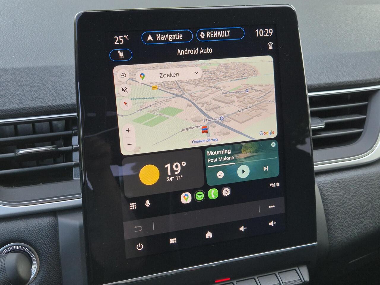 Renault CAPTUR 1.3 mild hybrid 160 techno Automaat / Pack Full Screen / Adaptief CC / Achteruitrijcamera / Stuurverwarming / Apple Carplay Android Auto / Climate control / Parkeersensoren voor en achter / trekgewicht van 1500 kg /