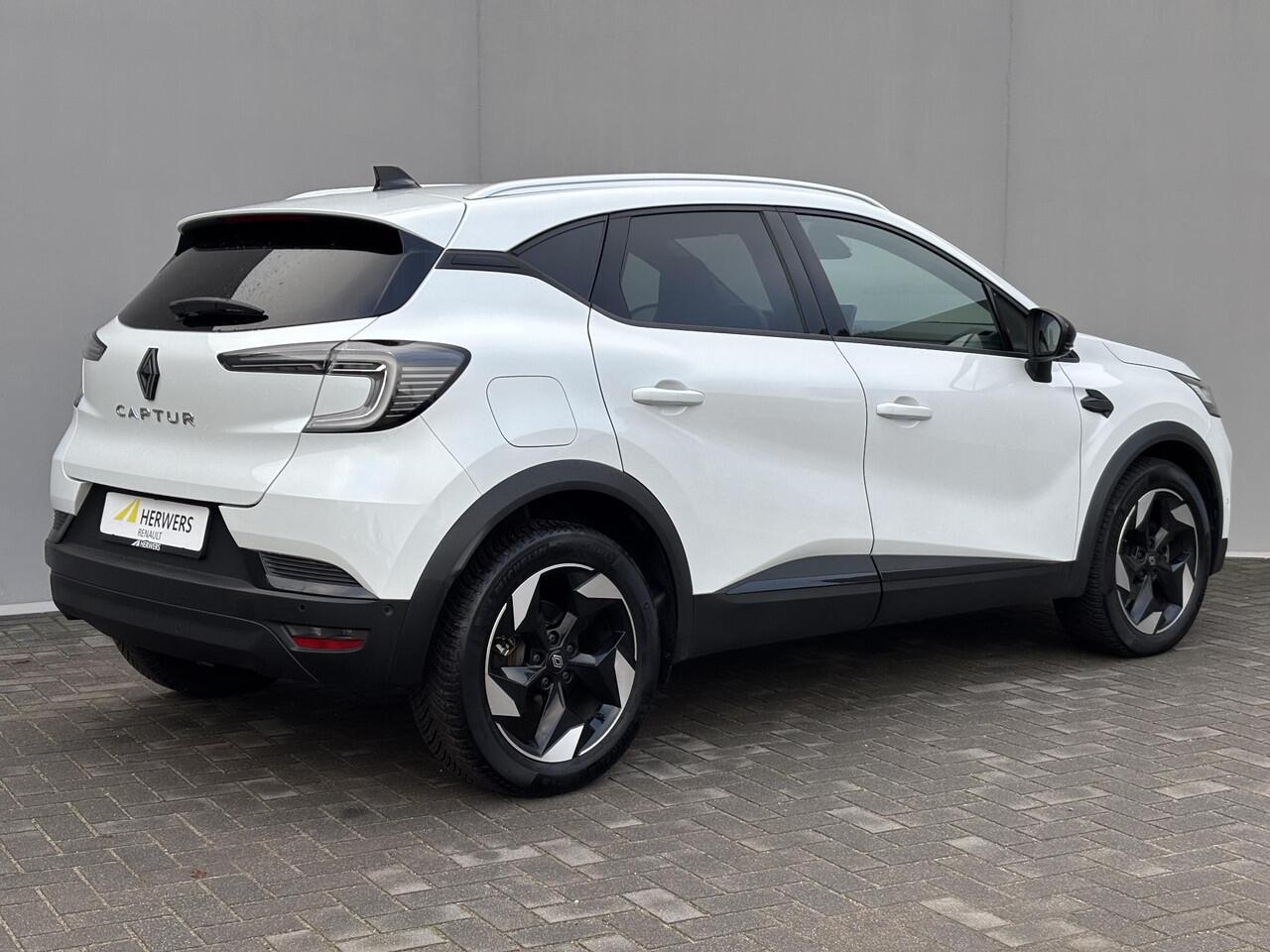 Renault CAPTUR Mild Hybrid 160 EDC Techno Automaat / Fabrieksgarantie tot 09-2026 / All Season Banden / 1.200kg Trekgewicht / Stoel & Stuurverwarming / Achteruitrijcamera / Apple Carplay & Android Auto / Navigatie /