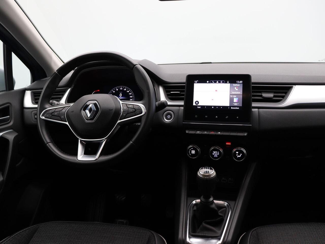 Renault CAPTUR TCe 90pk Techno | Parkeersensoren voor/achter | Achteruitrijcamera | Navigatie |