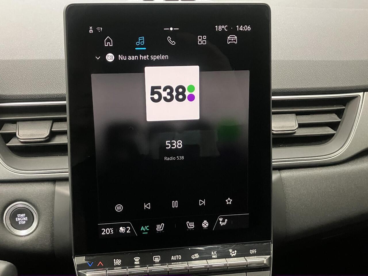 Renault CAPTUR 1.3 mild hybrid 140 techno / 1200 KG Trekgewicht / Stoel- en Stuurverwarming / Google Maps Navigatie / Camera / Climate Control / Cruise Control /