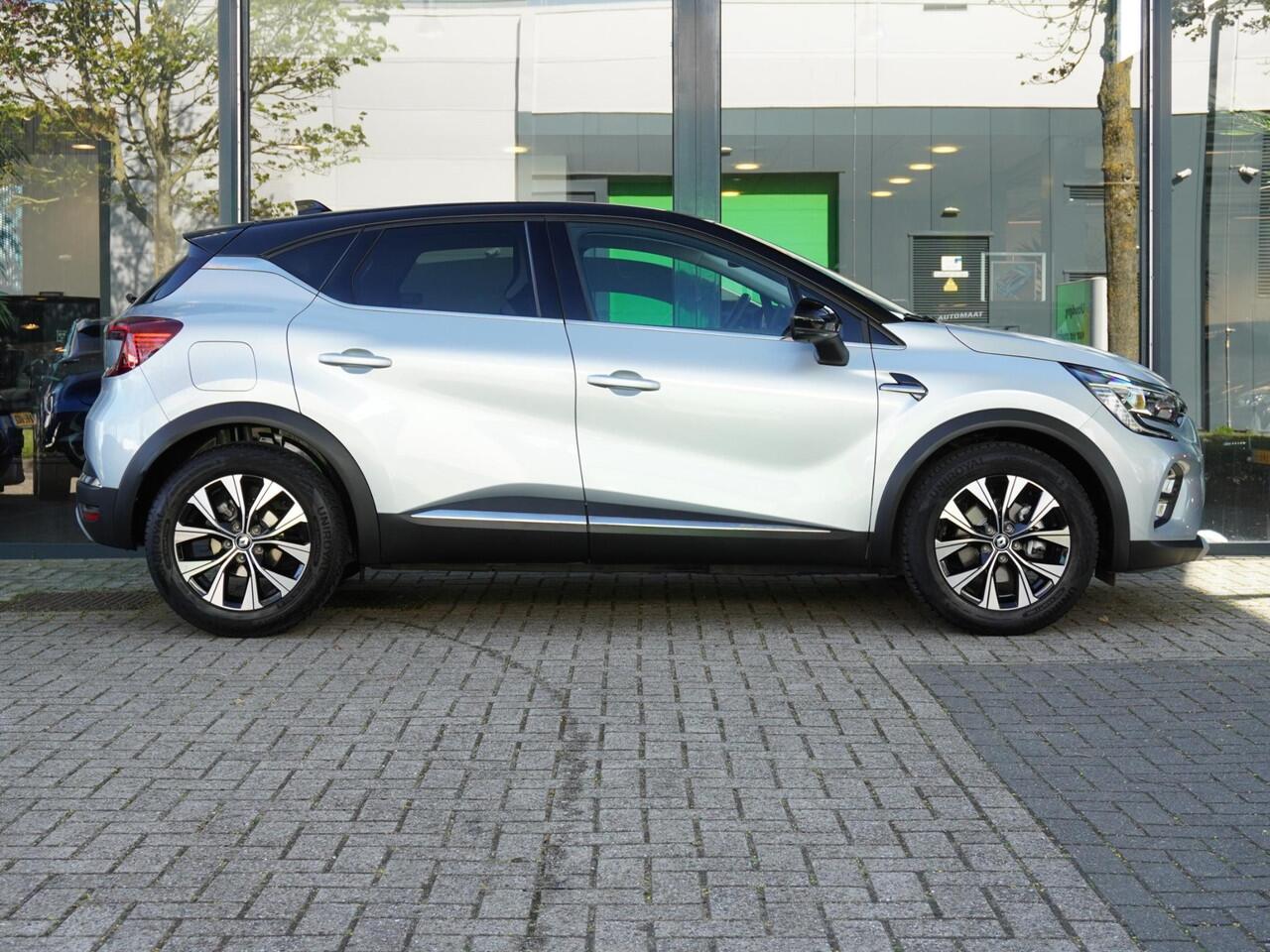 Renault CAPTUR 1.6 E-Tech full hybrid 145 techno AUTOMAAT / 9,3'' NAVI / 10,25'' DASHBOARD / CAMERA / STUURV. / ADAPT. CRUISE / BLINDSPOT CLIMATE / PDC V+A / APPLE CARPLAY / ANDROID AUTO / PRIVACY GLASS / 17'' LMV ALL-SEASON