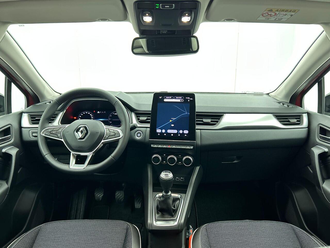 Renault CAPTUR 1.0 TCe Techno 90PK | Navigatie 9,3'' | Stoel en Stuurverwarming | Achteruitrijcamera | Climate Control | Parkeersensoren | Carplay | Lichtmetalen velgen 17"