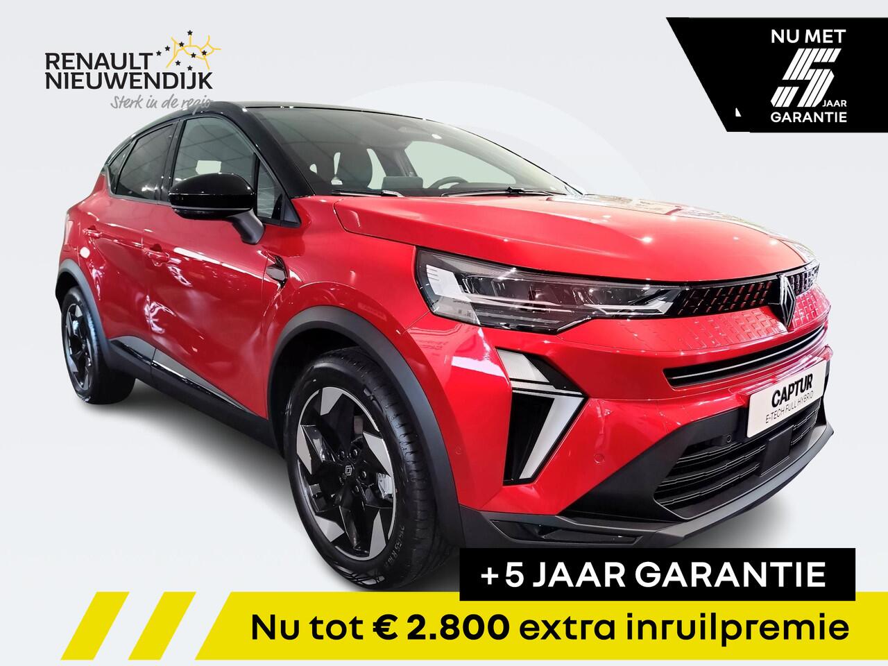 Renault CAPTUR 1.8 E-Tech full hybrid 160 techno / VOORRAADACTIE INCLUSIEF 5 JAAR GARANTIE /