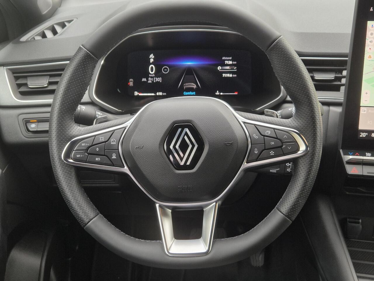 Renault CAPTUR 1.3 mild hybrid 160 techno Automaat / Fabrieksgarantie tot 07-2027 / Pack winter / Apple Carplay Android Auto / Trekgewicht 1200 kg / Stuur-, en Stoel verwarming / Adaptief CC / Keyless Entry/Start / Climate control / Draadloze telefoon lader /