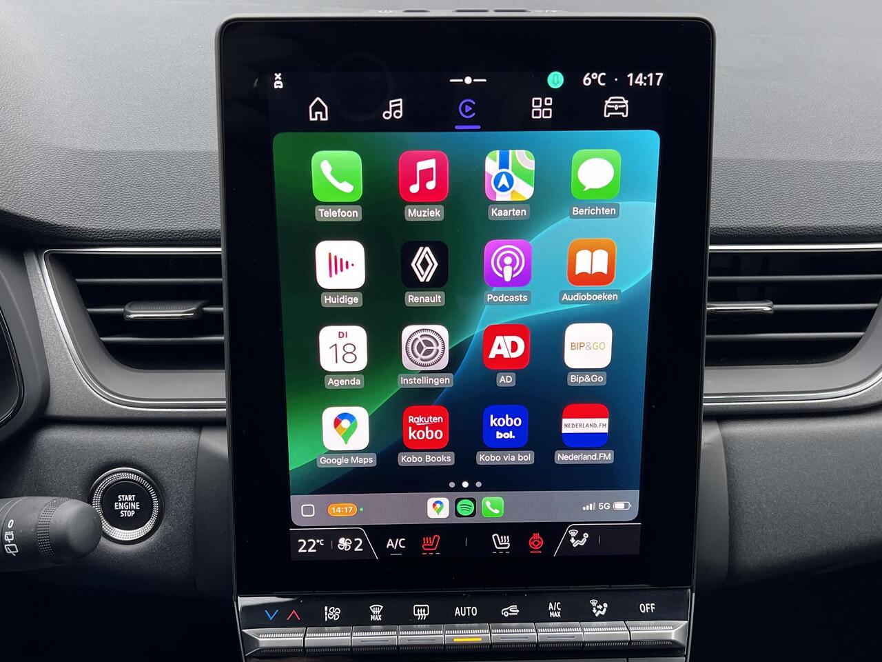 Renault CAPTUR 1.3 mild hybrid 160 techno / Fabrieksgarantie tot 04-2027 / Stuur- en stoelverwarming / Navigatie / Achteruitrijcamera / Apple Carplay Android / 18" LM wielen /