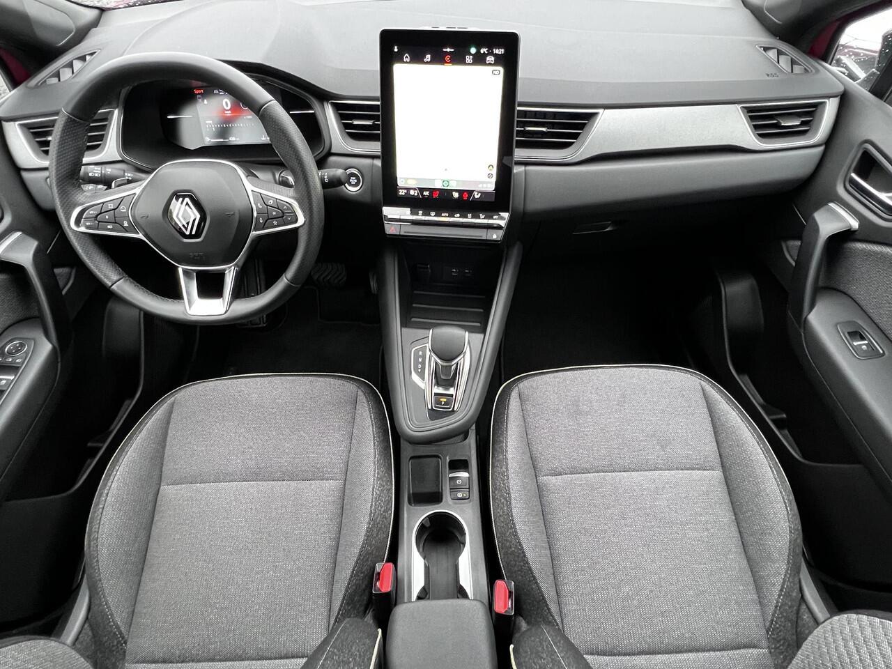 Renault CAPTUR 1.3 mild hybrid 160 techno / Fabrieksgarantie tot 04-2027 / Stuur- en stoelverwarming / Navigatie / Achteruitrijcamera / Apple Carplay Android / 18" LM wielen /