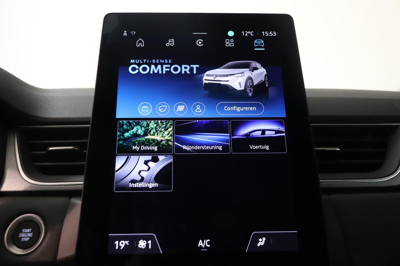 Renault CAPTUR 1.3 mild hybrid Automaat 160 Pk. techno | Adaptieve cruise control | Camera | Climate control | Key-Less | Parkeersensoren | LED verlichting | Virtual Cockpit |