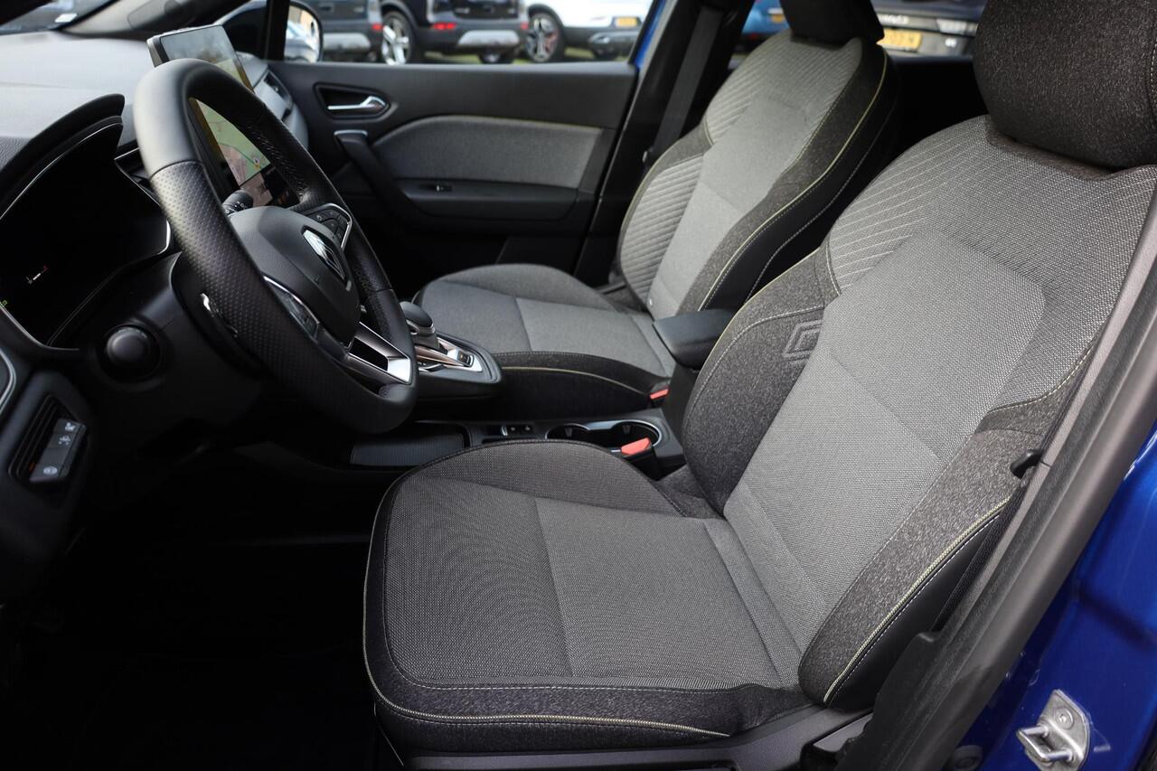 Renault CAPTUR 1.3 mild hybrid 160 techno CAMERA STUUR+STOELVERW. SFEERVERLICHTING CARPLAY NAVI ACC DAB STUURFLIPPERS PDC CLIMA 18"LMV ENZ!