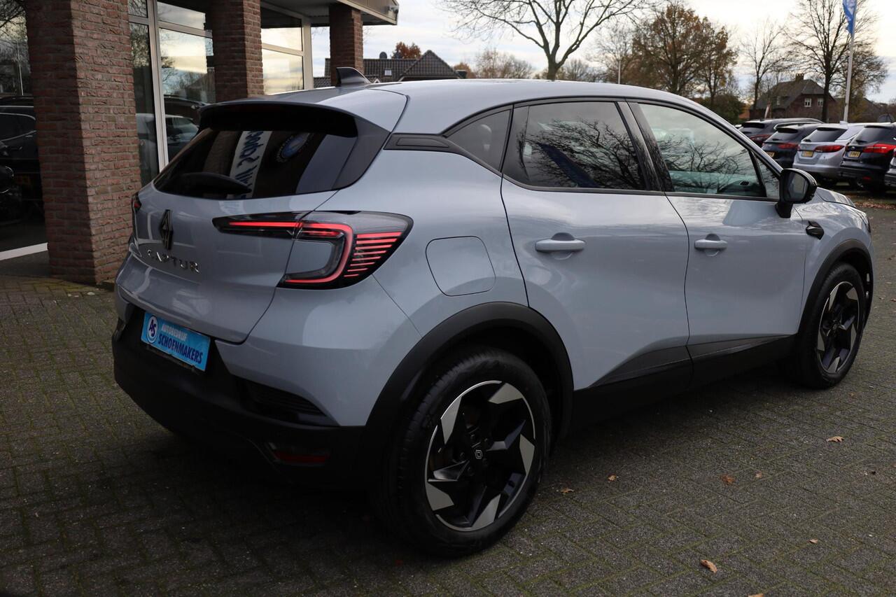 Renault CAPTUR 1.3 mild hybrid 160 techno CAMERA STUUR+STOELVERW. SFEERVERLICHTING CARPLAY NAVI ACC DAB STUURFLIPPERS PDC CLIMA 18"LMV ENZ!