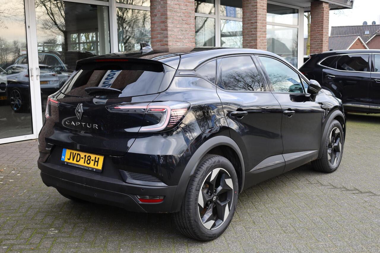 Renault CAPTUR 1.3 mild hybrid 160 techno CAMERA STUUR+STOELVERW. SFEERVERLICHTING CARPLAY NAVI ACC DAB STUURFLIPPERS PDC CLIMA 18"LMV ENZ!