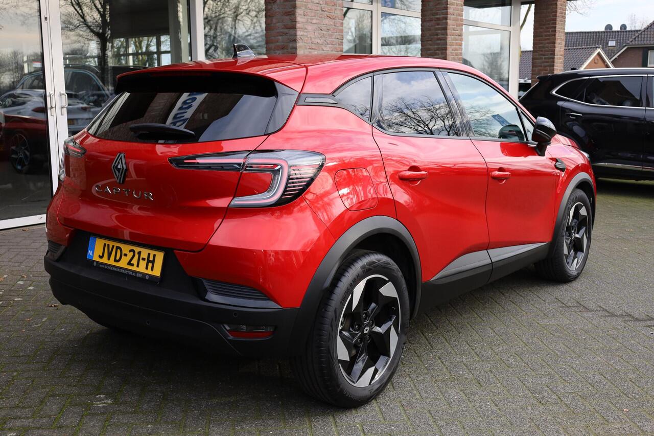 Renault CAPTUR 1.3 mild hybrid 160 techno CAMERA STUUR+STOELVERW. SFEERVERLICHTING CARPLAY NAVI ACC DAB STUURFLIPPERS PDC CLIMA 18"LMV ENZ!