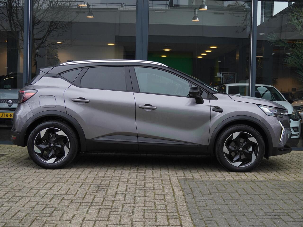 Renault CAPTUR 1.6 E-Tech full hybrid 145 techno AUTOMAAT / 10.000KM / NAVI / 360 CAMERA / PDC 360 / CRUISE / CLIMATE / KEYLESS / RESERVEWIEL / PRIVACY GLASS / APPLE CARPLAY / ANDROID AUTO / 18'' LMV