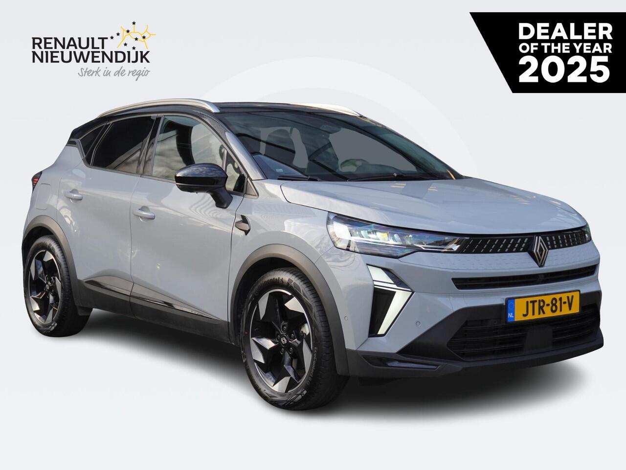 Renault CAPTUR 1.6 E-Tech full hybrid 145 techno AUTOMAAT / DEMO / 9.000KM / NAVI / 360 CAMERA / PDC 360 / CRUISE / CLIMATE / KEYLESS / RESERVEWIEL / PRIVACY GLASS / APPLE CARPLAY / ANDROID AUTO / 18'' LMV