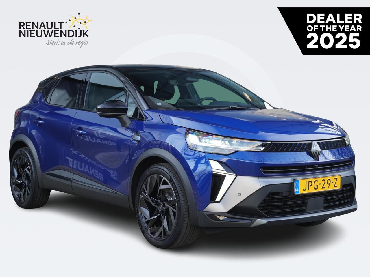 Renault CAPTUR 1.8 E-Tech full hybrid 160 esprit Alpine / ¤3.000 VOORDEEL / NIEUW / PACK PRIVILEGE / 10,4'' NAVI / 10,25'' DASHBOARD / 360° CAMERA / PDC 360 / ADAPT. CRUISE / STUURV. / STOELV. / VOORRUITV. / BLINDSPOT / PRIVACY GLASS / DAB / APPLE CARPLAY / ANDROID AUTO
