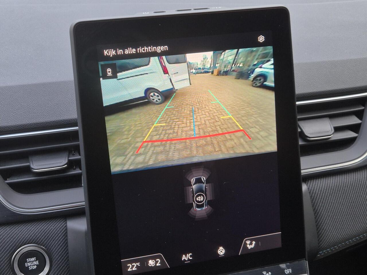 Renault CAPTUR 1.6 E-Tech full hybrid 145 esprit Alpine Automaat / Fabrieksgarantie tot 05-2027 / Glazen Schuif- en Kanteldak / Adaptief Cruise Control / Achteruitrijcamera / Draadloze Telefoon Lader / Apple Carplay & Android Auto /